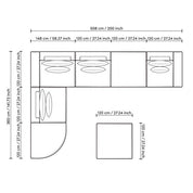 Sofa Lounge Club nuoro beige