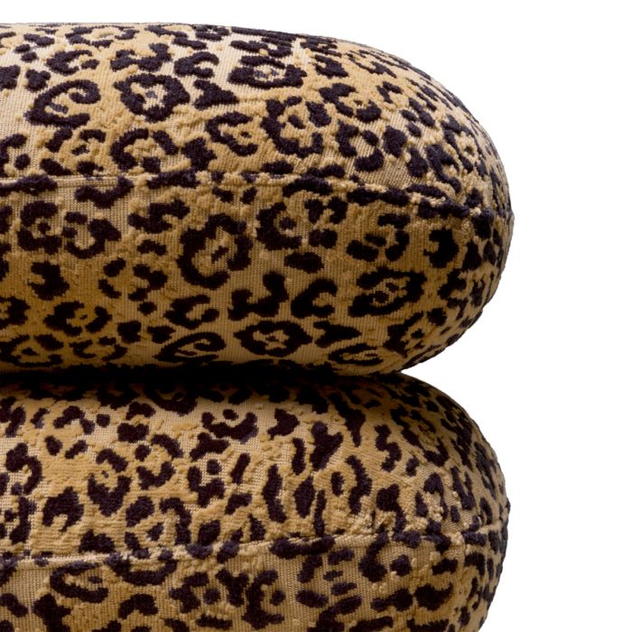 Stool Greenwich bernard leopard camel