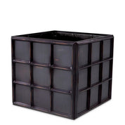 Planter Grid M antique bronze finish