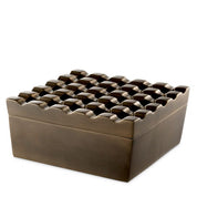Ashtray Deluxe dark antique brass finish