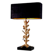 Table Lamp Scalo vintage brass finish incl shade