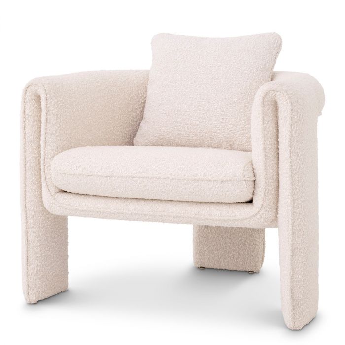 Chair Toto bouclé cream