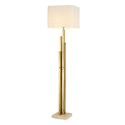 Floor Lamp Destino vintage brass finish incl shade