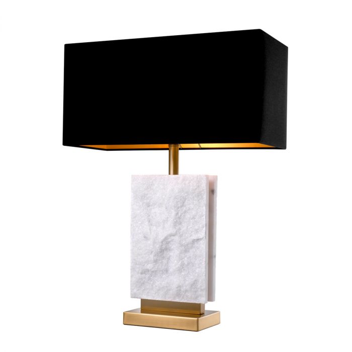 Table Lamp Charleston ant brass finish incl shade