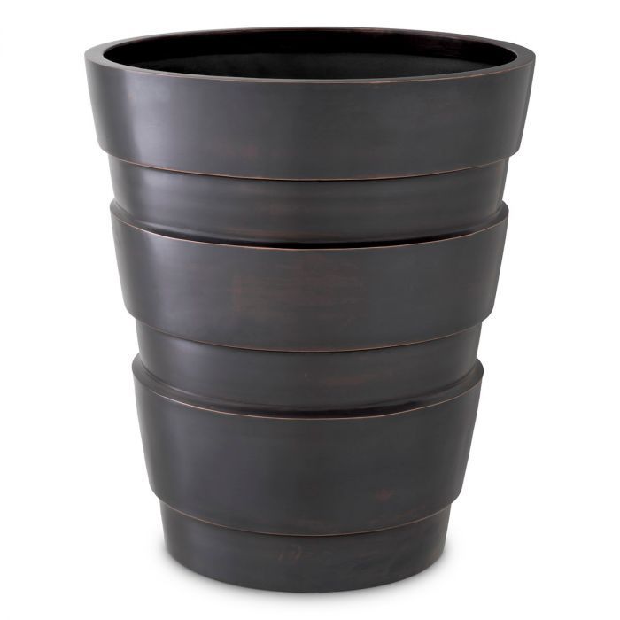 Planter Apex antique bronze finish