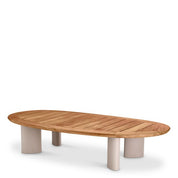 Outdoor Coffee Table Free Form natural teak