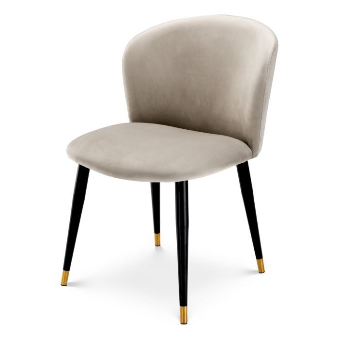 Dining Chair Volante roche beige velvet