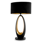 Table Lamp Volo gunmetal finish incl shade