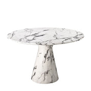 Dining Table Turner white faux marble