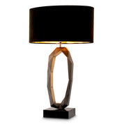 Table Lamp Santos gunmetal finish incl shade