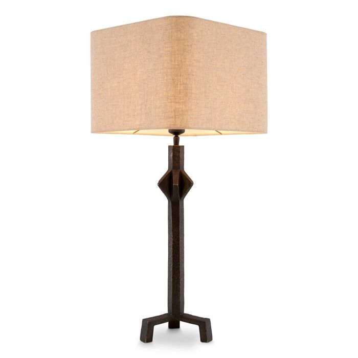 Table Lamp Conti bronze finish incl shade