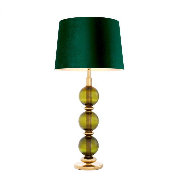 Table Lamp Fondoro gold finish incl shade