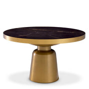 Coffee Table Soren brushed brass black top