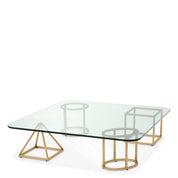 Coffee Table Speiser brushed brass finish