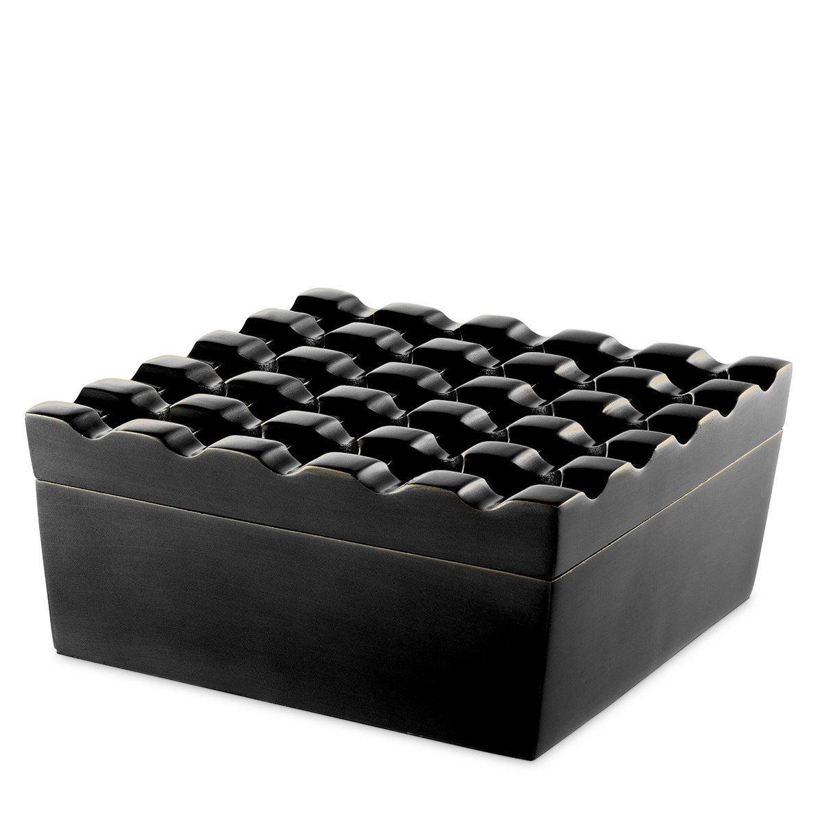 Ashtray Deluxe gunmetal bronze finish