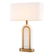 Table Lamp Palladio alabaster incl shade