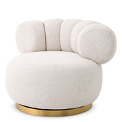 Swivel Chair Phedra lyssa off-white