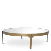 Coffee Table Artemisa L brushed brass finish