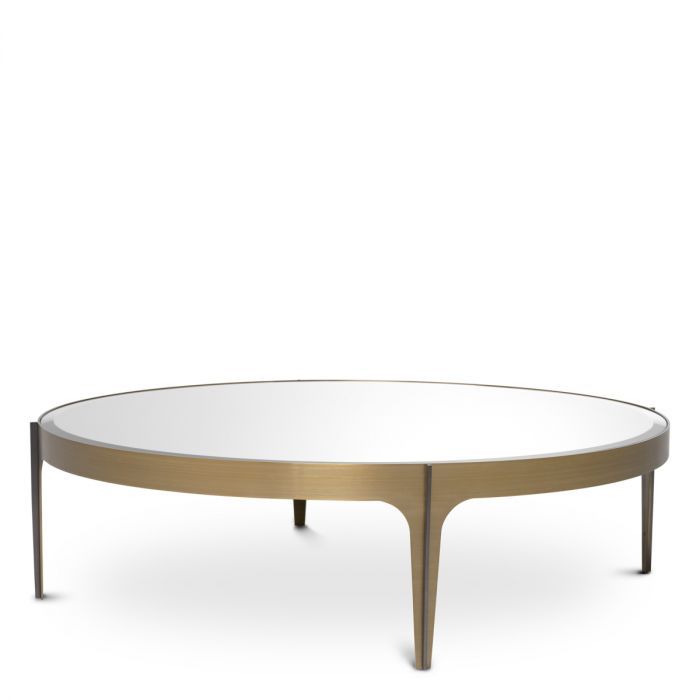 Coffee Table Artemisa L brushed brass finish