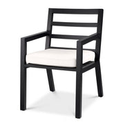 Outdoor Dining Chair Delta black sunbrella canvas