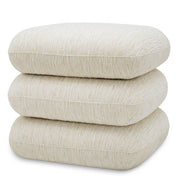 Stool Greenwich Pelton jacquard off-white