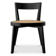 Silla de Comedor Alvear acabado negro clásico