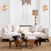 Table Lamp Cullingham white marble incl shade