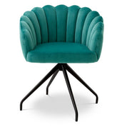 Dining Chair Luzern savona turquoise velvet