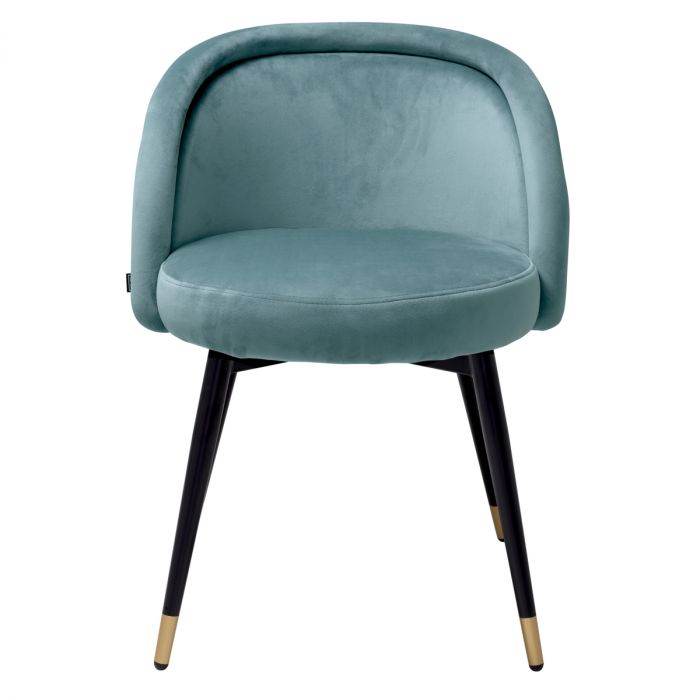 Dining Chair Chloé savona blue velvet set of 2
