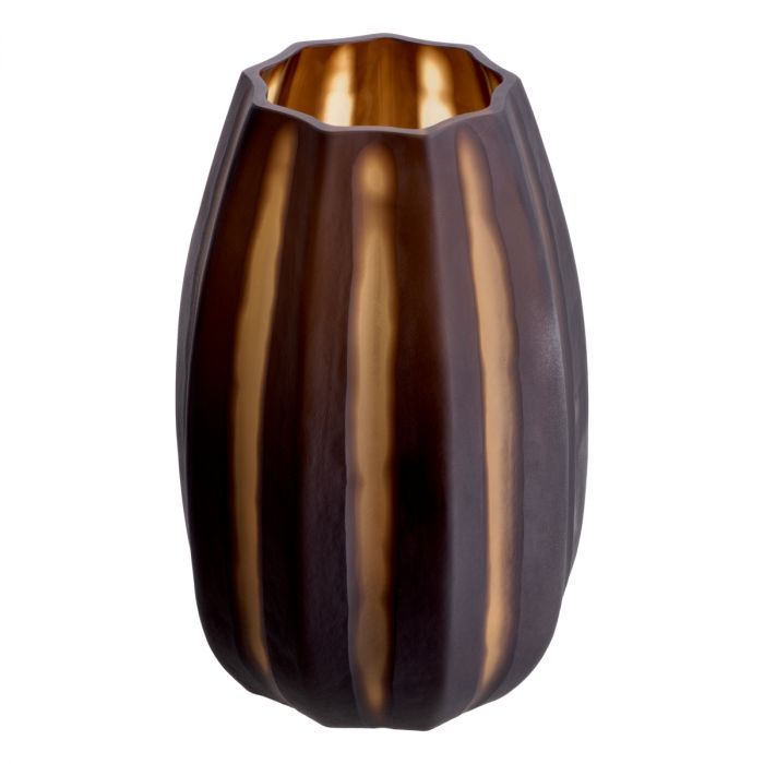 Vase Tiara S dark brown