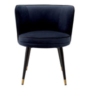 Dining Chair Grenada savona midnight blue velvet