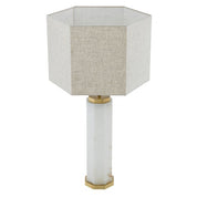Table Lamp Newman alabaster incl shade