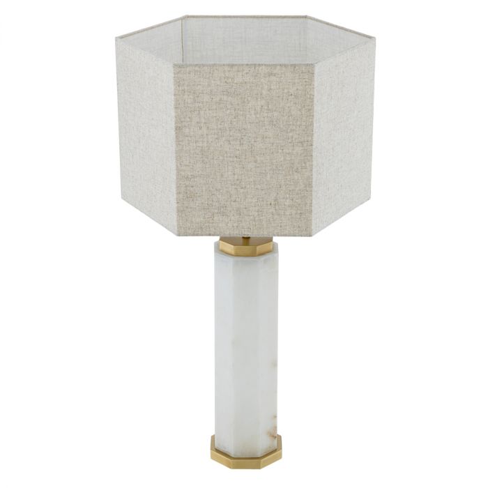Table Lamp Newman alabaster incl shade