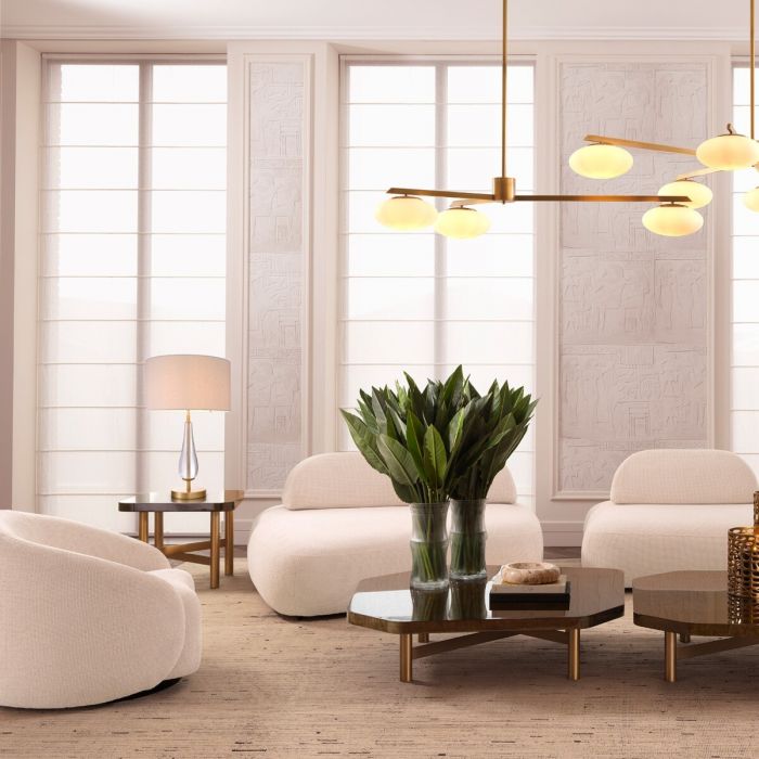 Table Lamp Stilla antique brass finish incl shade