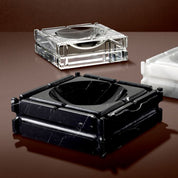 Ashtray Nestor black marble