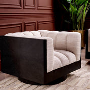 Swivel Chair Davide skyward sand