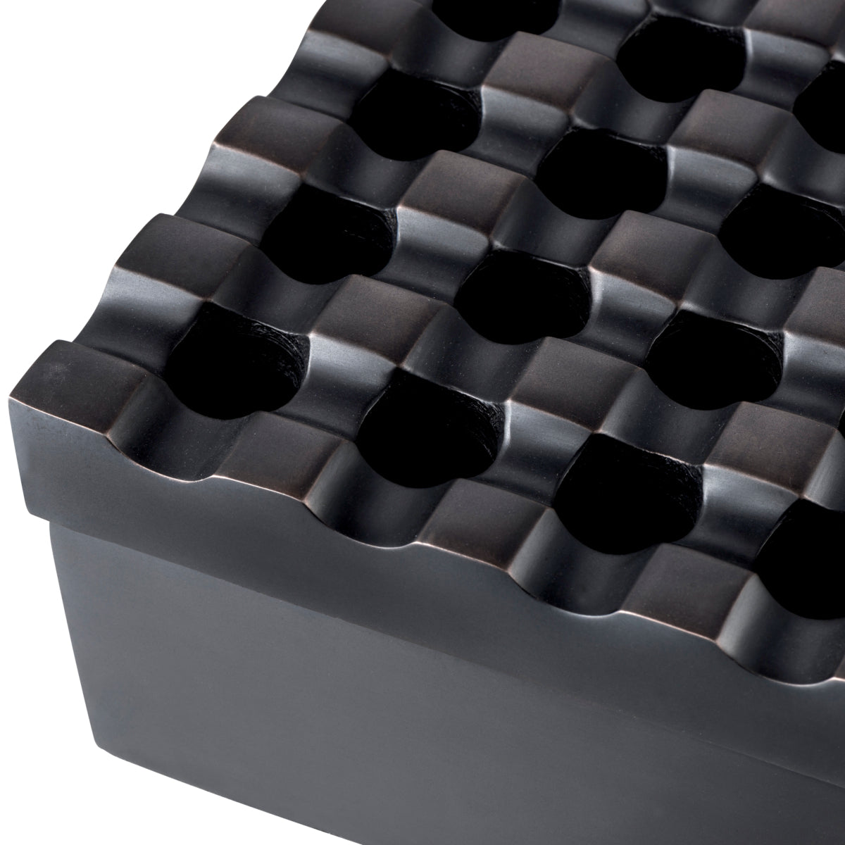 Ashtray Deluxe gunmetal bronze finish