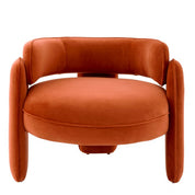 Chair Chaplin savona orange velvet