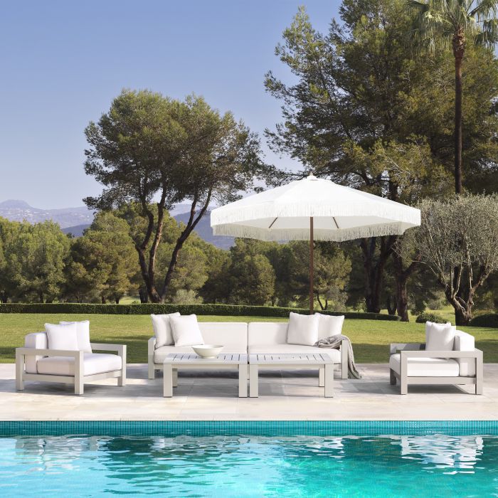 Outdoor Sofa Cap-Antibes sand sunbrella canvas