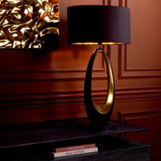 Table Lamp Volo gunmetal finish incl shade