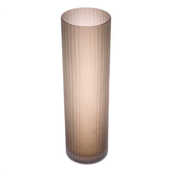 Vase Haight L frosted brown