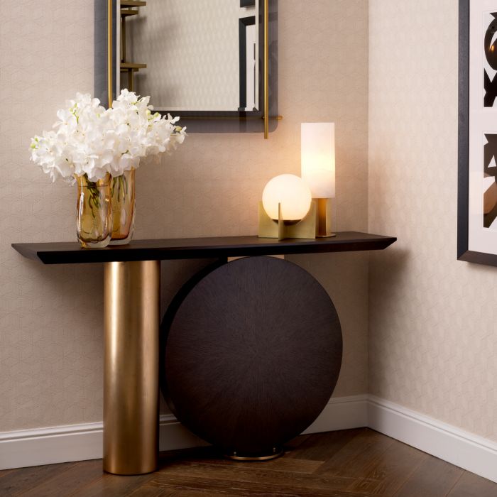 Table Lamp Giorgina antique brass finish