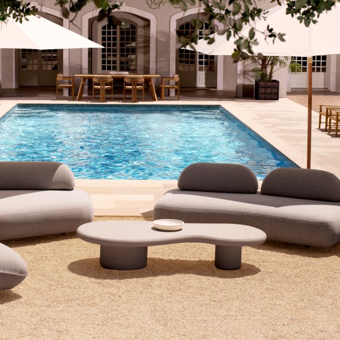 Outdoor Coffee Table Erato grey