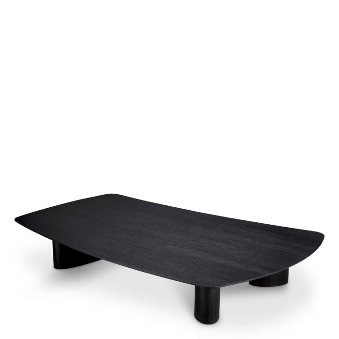 Coffee Table Bergman charcoal grey oak veneer