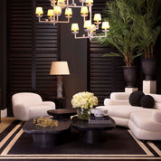 Table Lamp Bonny grey marble incl shade