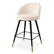 Counter Stool Cooper bouclé cream set of 2