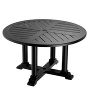 Outdoor Dining Table Bell Rive round S black