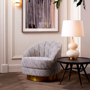 Table Lamp Cavo antique brass finish incl shade