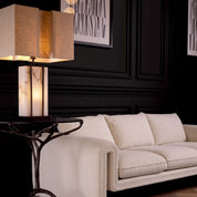 Table Lamp Graham bronze highlight finish incl shade