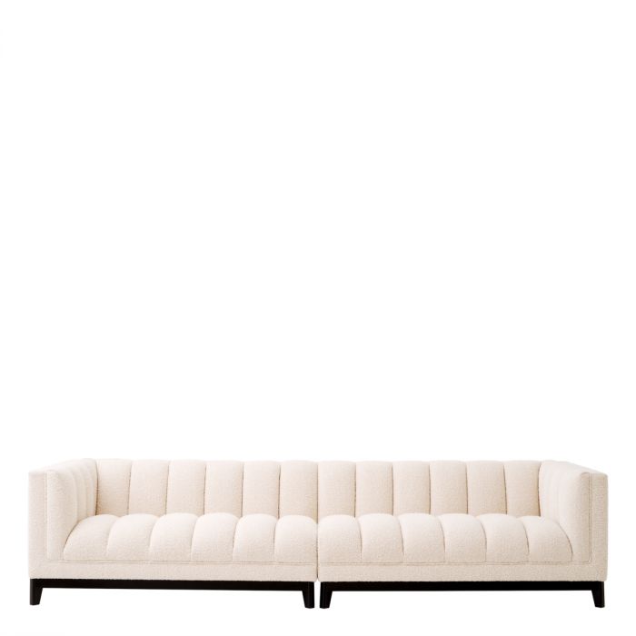 Sofa Ditmar bouclé cream L
